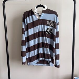 Iets Frans Striped Rugby Polo Shirt